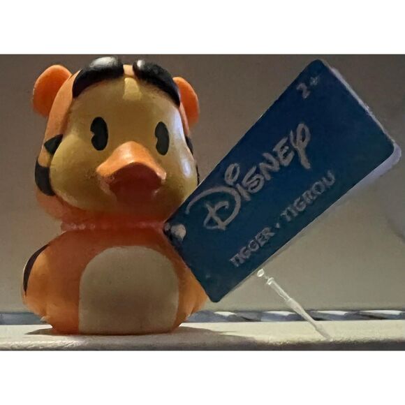 Disney Winnie the Pooh Tigger Rubber Duck 275 Inch Bath Toy for Kids - Picture 1 of 1